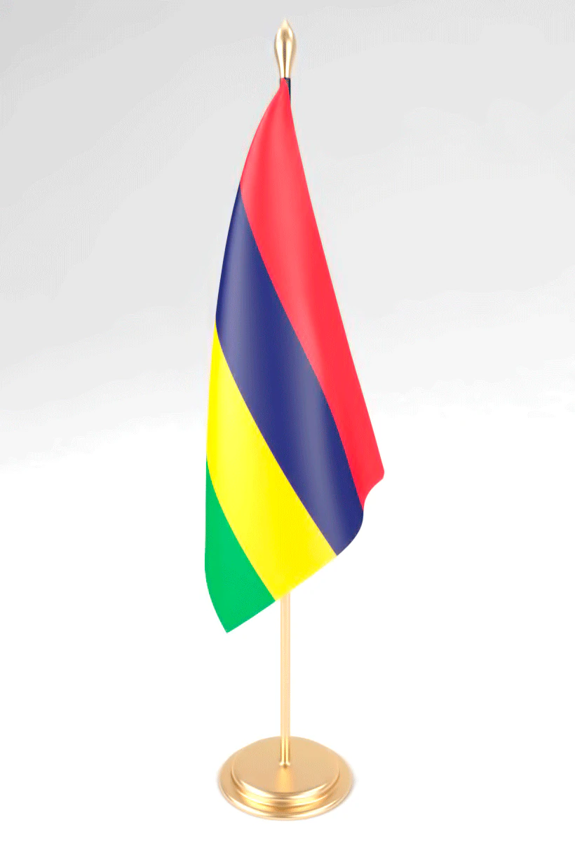 office flag mauritius 3D Model .c4d .max .obj .3ds .fbx .stl .blend