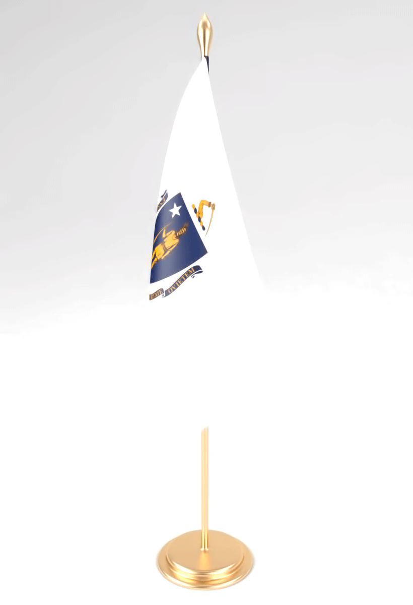 office flag massachusetts 3D Model .c4d .max .obj .3ds .fbx .stl .blend 