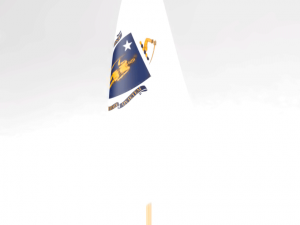 office flag massachusetts 3D Модель