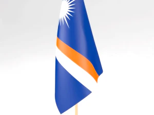 ofis bayrağı marshall adaları 3D Model