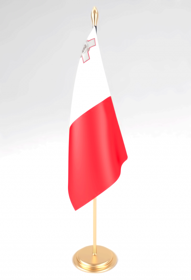 office flag malta 3D 모델 .c4d .max .obj .3ds .fbx .stl .blend 