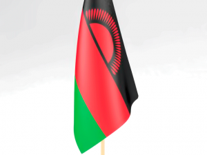 office flag malawi 3D Модель