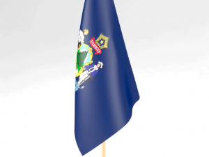 office flag maine 3D Модель