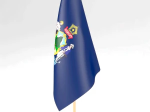 ofis bayrağı maine 3D Model