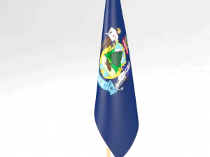 office flag maine 3D Model