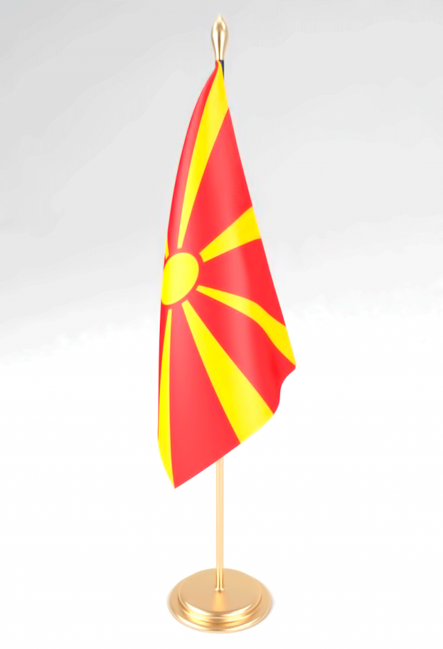 office flag macedonia 3Dモデル .c4d .max .obj .3ds .fbx .stl .blend 