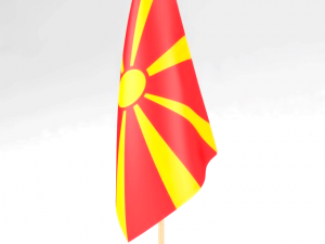 office flag macedonia 3D Модель
