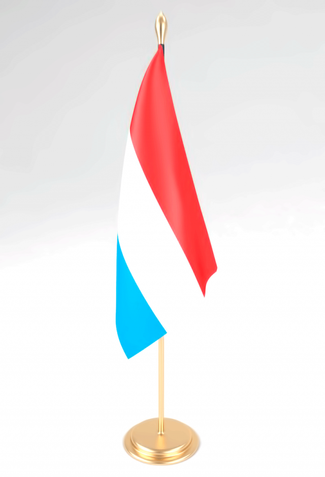 office flag luxembourg 3D Model .c4d .max .obj .3ds .fbx .stl .blend 