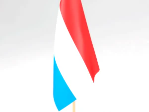 ofis bayrağı l&uuml;ksemburg 3D Model