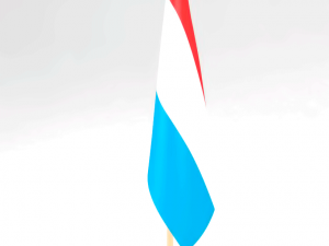 office flag luxembourg 3D Model
