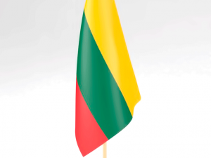 office flag lithuania 3D Модель