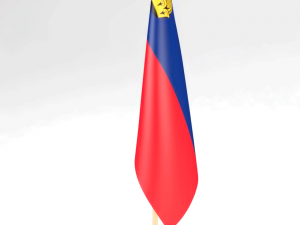 office flag liechtenstein Model 3D