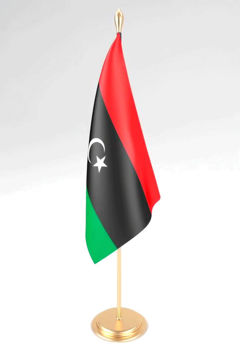 office flag libya 3D Model .c4d .max .obj .3ds .fbx .stl .blend 
