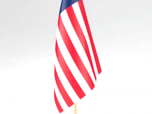 office flag liberia 3D Модель
