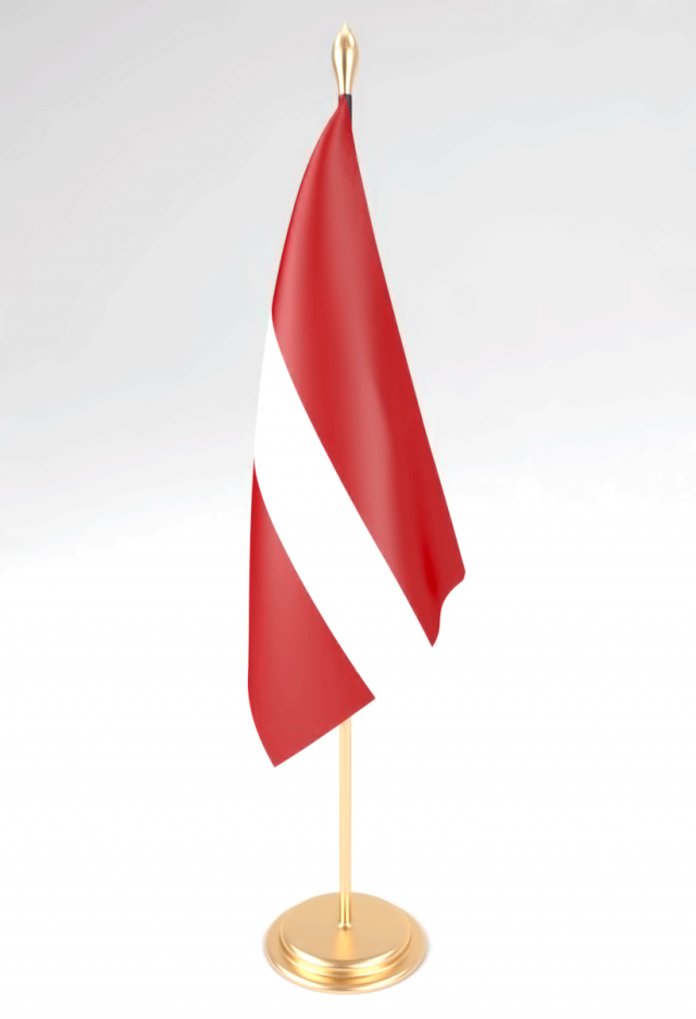 office flag latvia 3D-Modell .c4d .max .obj .3ds .fbx .stl .blend 