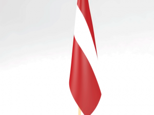 office flag latvia 3D-Modell