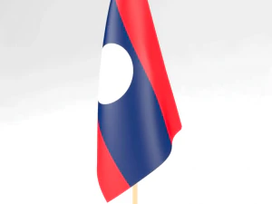 ofis bayrağı laos 3D Model