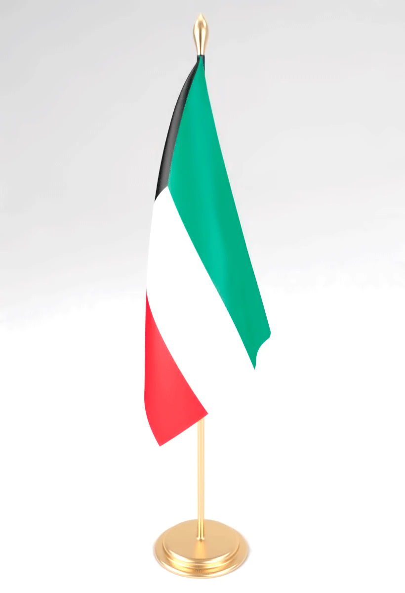 office flag kuwait 3D Model .c4d .max .obj .3ds .fbx .stl .blend 
