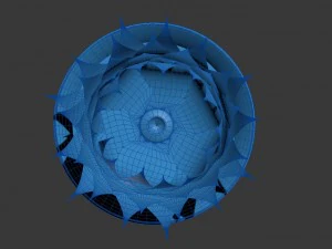 aloe em vaso Modelo 3D