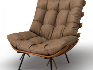 poltrona costela Modelo 3D
