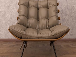 poltrona costela Modelo 3D
