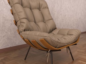 poltrona costela Modelo 3D