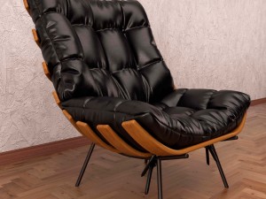 poltrona costela Modelo 3D