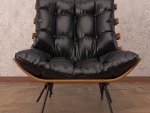 poltrona costela Modelo 3D