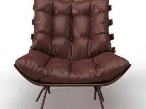 poltrona costela Modelo 3D