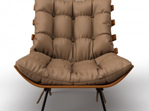 poltrona costela Modelo 3D