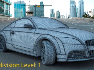 audi tts 3D Модель
