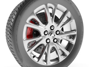 lexus hs 250h wheel 3D-Modell