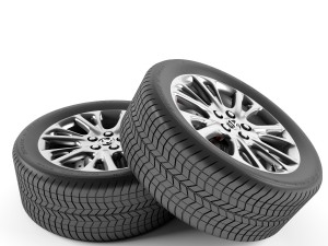 lexus hs 250h wheel Model 3D