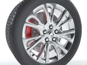 lexus hs 250h wheel Model 3D