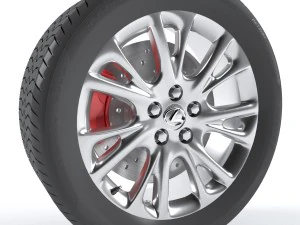 lexus hs 250h wheel 3D Model