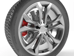 audi tts wheel 3D Model