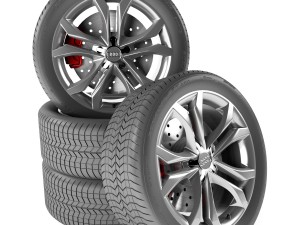 audi tts wheel 3D Model
