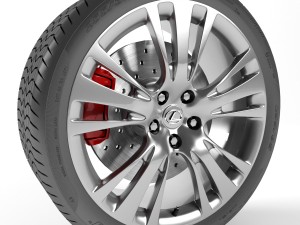 lexus rx 450h wheel 3D-Modell