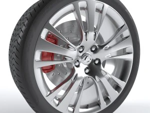 lexus rx 450h wheel 3D Model