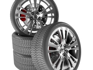 lexus rx 450h wheel Modelo 3D