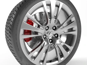 lexus rx 450h wheel 3D Model