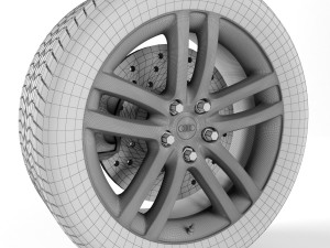 audi q7 wheel 3D Model