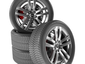 audi q7 wheel 3D Model