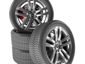 audi q7 wheel 3D Model
