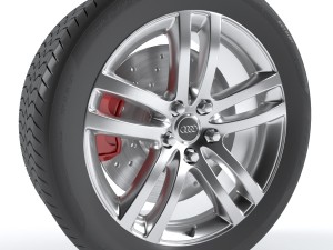 audi q7 wheel 3D Model