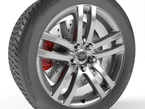 audi q7 wheel 3D Model