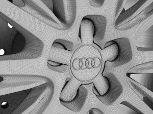 audi a8 wheel 3D मॉडल