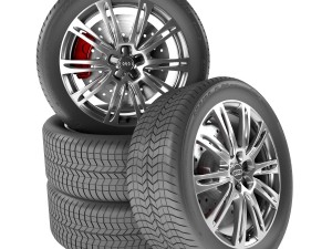 audi a8 wheel 3D मॉडल