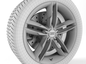 audi s5 wheel 3D Model