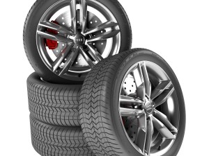 audi s5 wheel 3D Model